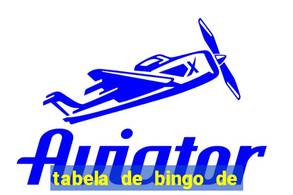 tabela de bingo de 1 a 100